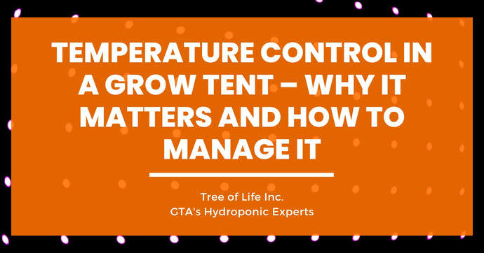 Temperature Control in a Grow Tent – Why it Matters and How to Manage It