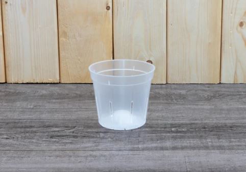 Round Clear Plastic Pots - Various Sizes