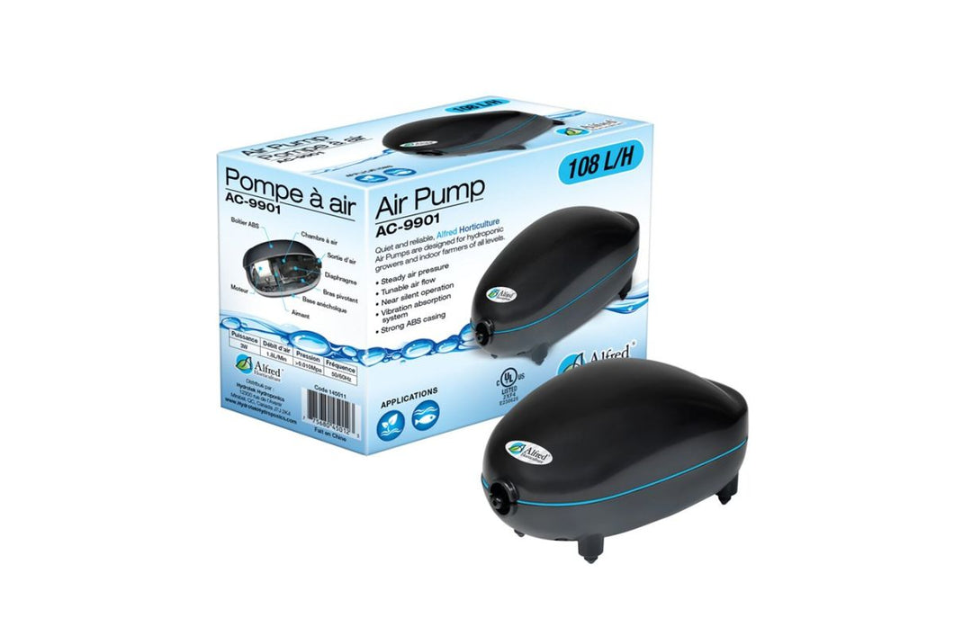 Alfred Air Pump 1 Outlet 108L/H 3W