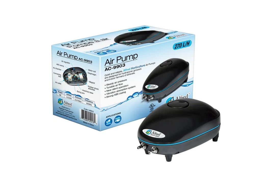 Alfred Air Pump 2 Outlets 270L/H 4W