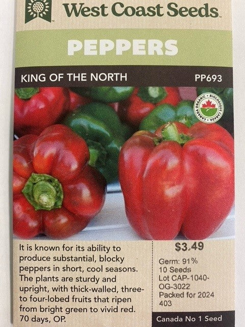 Peppers - King of the North 10 Seeds
