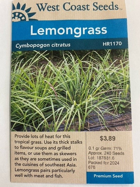 Lemongrass - Cymbopogon citratus 0.1gr