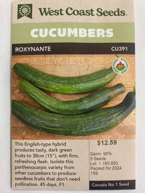 Cucumbers - Roxynante 5 Seeds