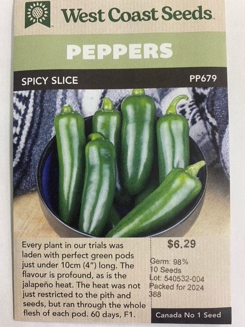 Peppers - Spicy Slice 10 Seeds