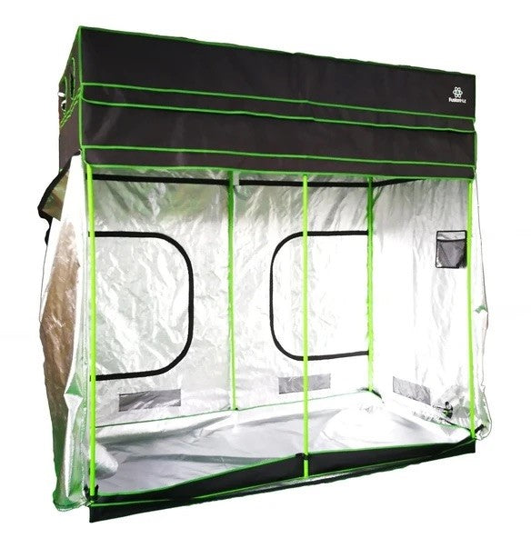 4' x 8' x 7-8' Adjustable Height Fusion Hut 1680D Premium Mylar Grow Tent