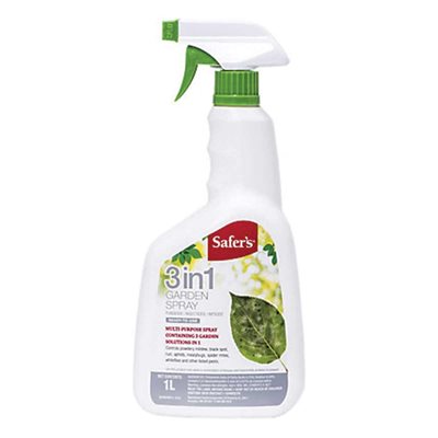 Safer's 3-in-1 Garden Spray RTU 1L