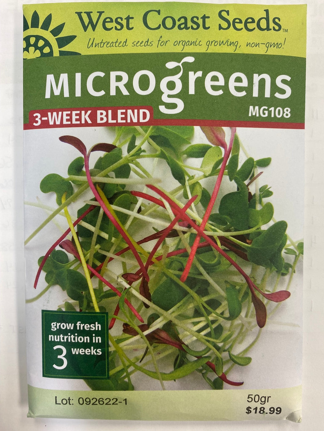 Microgreens - 3-Week Blend 50gr