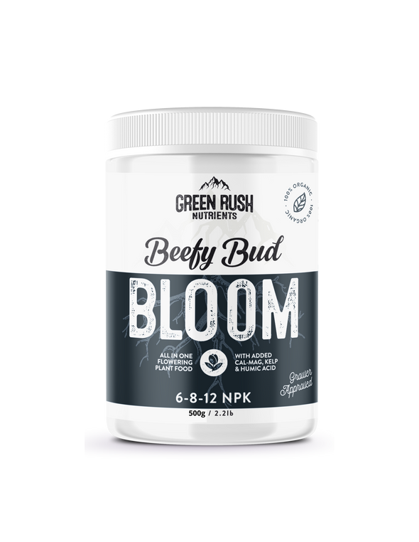 Green Rush Nutrients Beefy Bud Bloom Organic Flowering Plant Nutrients