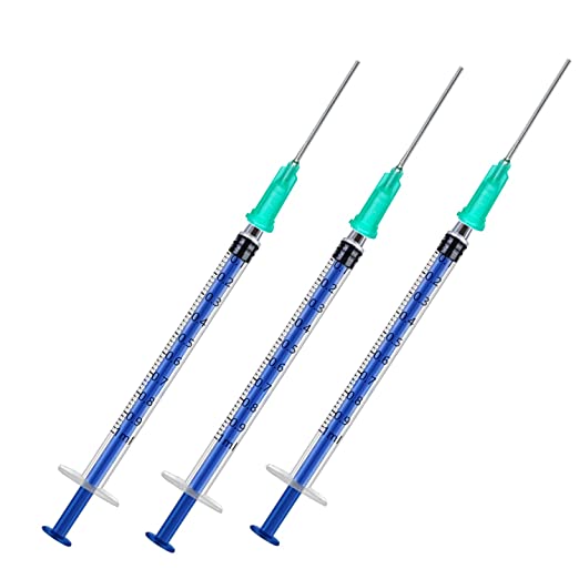 1ml Plastic Syringe with 18Ga 1 Inch Blunt Dispensing Needle