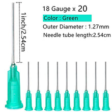 Load image into Gallery viewer, 1ml Plastic Syringe with 18Ga 1 Inch Blunt Dispensing Needle
