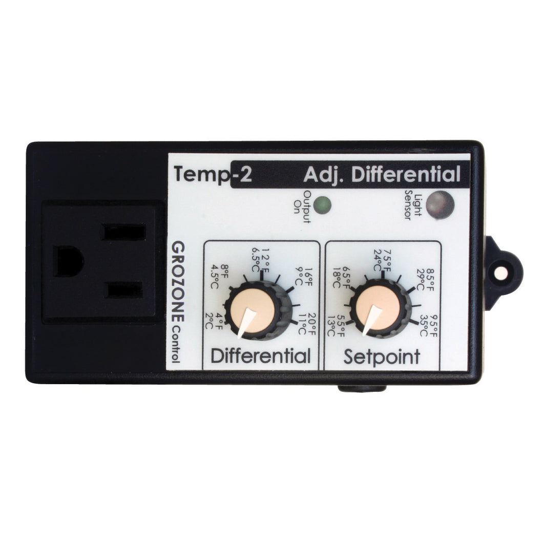 Grozone Control TP2 - Temperature Control w/ Adjustable Differential