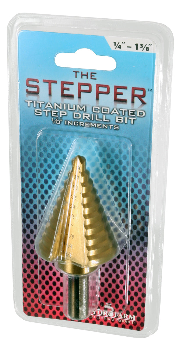 The Stepper Titanium Step Drill Bit - 1/4