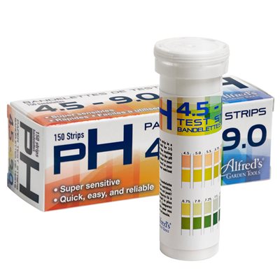 Alfred pH Test Strips (4.5 - 9) 150 Strips