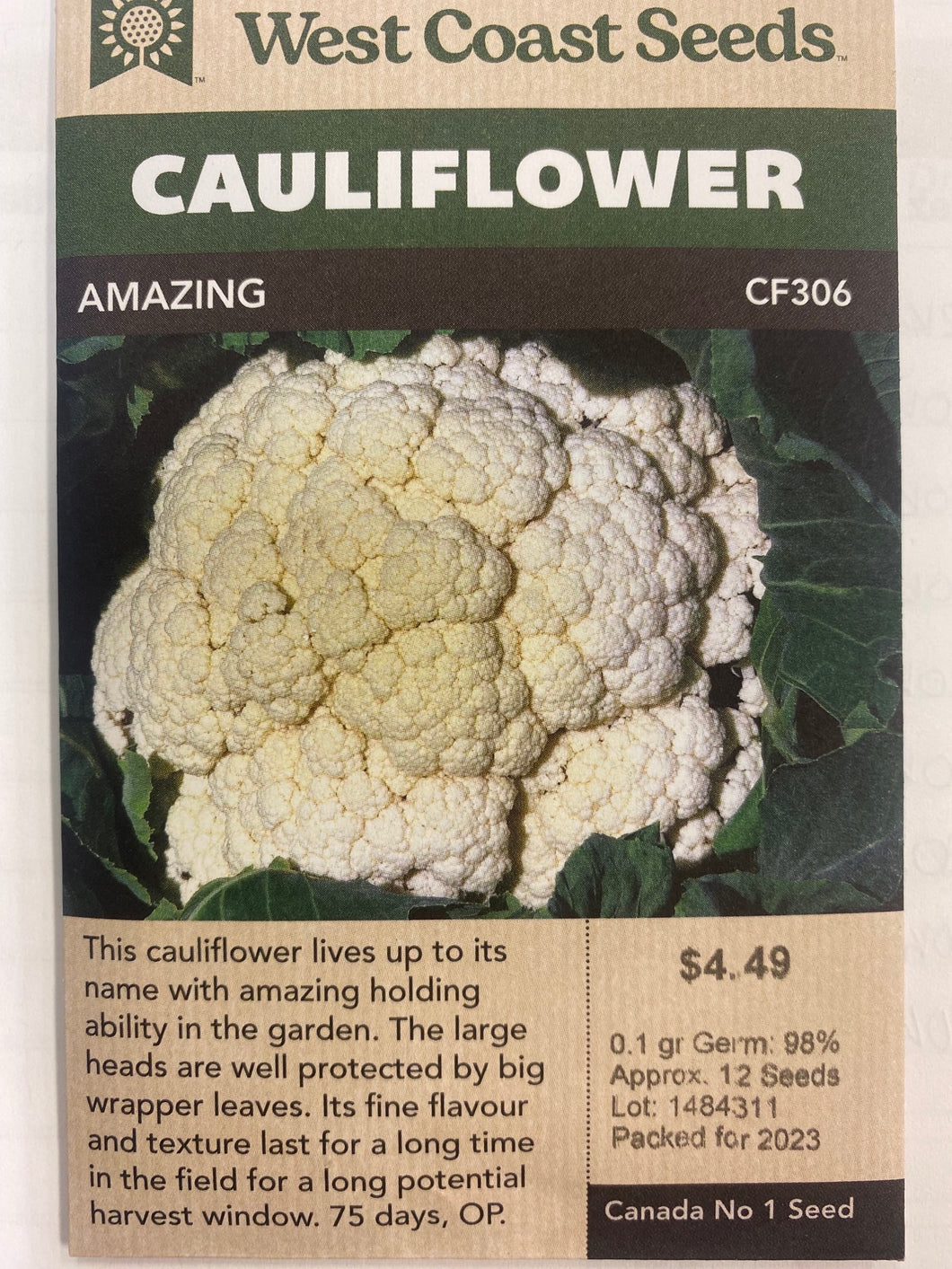 Cauliflower - Amazing 0.1gr