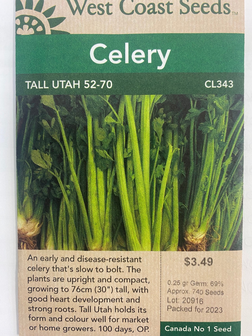 Celery - Tall Utah 0.25gr