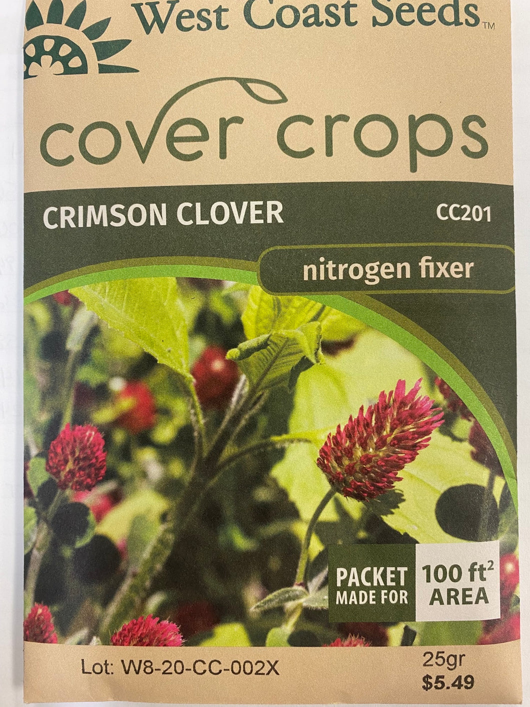 Cover Crop - Crimson Clover 25gr