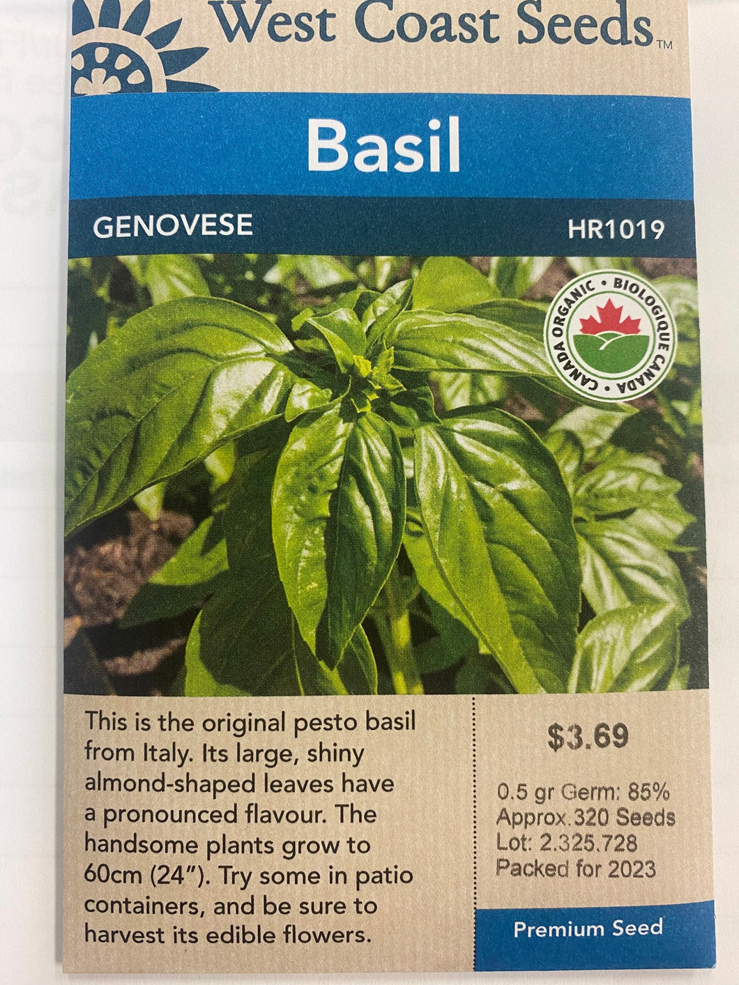 Basil - Genovese 0.5gr