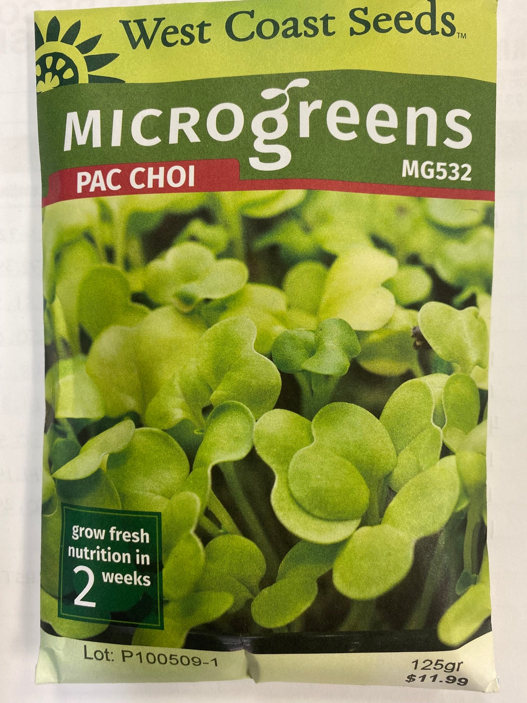Microgreens - Pac Choi 125gr