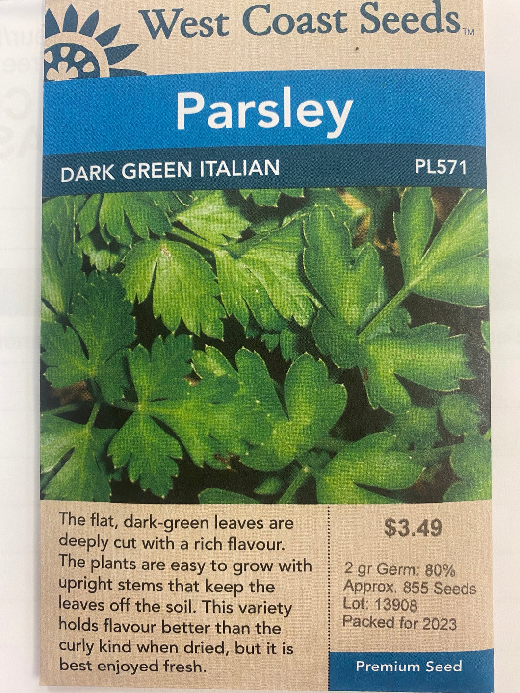 Parsley - Dark Green Italian 2gr