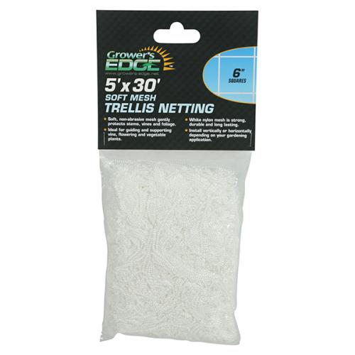 Grower's Edge Soft Mesh Trellis Netting 5' x 30' (6
