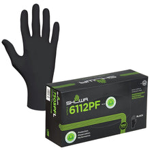 Load image into Gallery viewer, Showa Biodegradable Powder Free Nitrile Trimming Gloves 100/Bx
