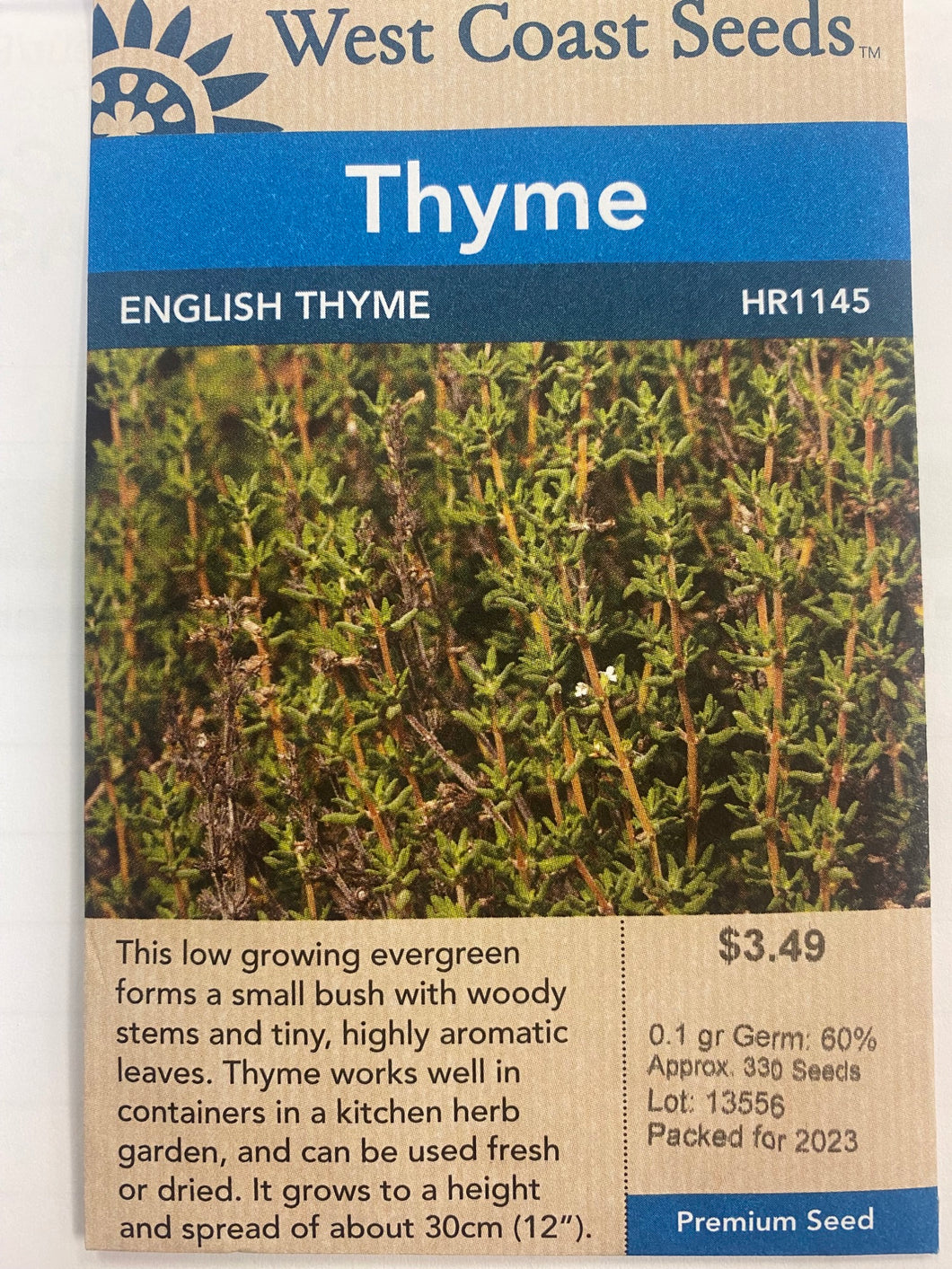 Thyme - English Thyme 0.1gr